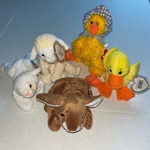 TY Beanie Babies & Attic Treasure Fleece, Fleecie,‎ Ears, Quakers & Bonnie